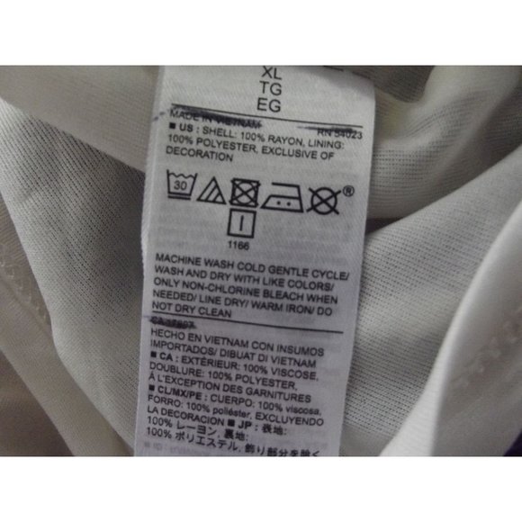 Old Navy Dress XL Short Sleeve Shift floral print v-neck boho peasant Summer - Picture 10 of 10